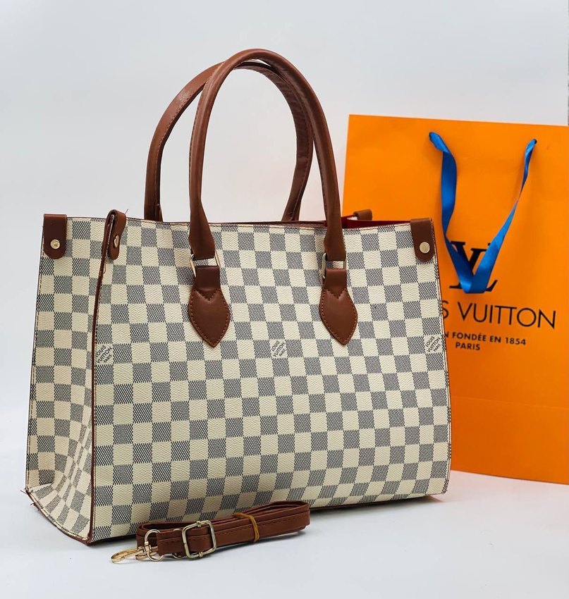 Kahverengi Deri Tokalı Modern Klasik Kadın Çanta - Görsel 3