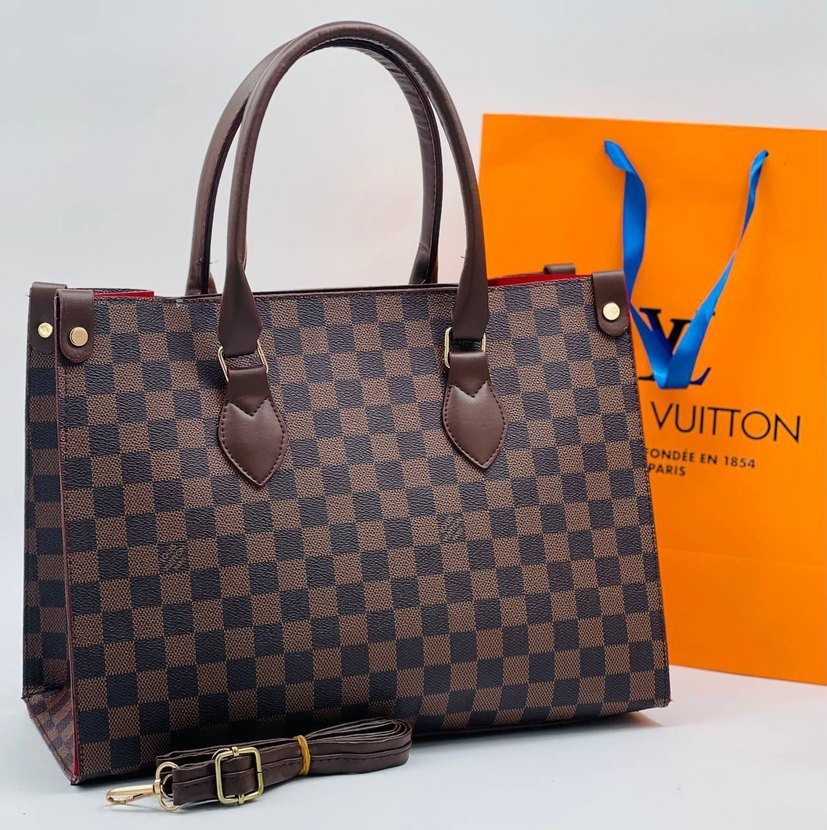 Kahverengi Deri Tokalı Modern Klasik Kadın Çanta - Görsel 5