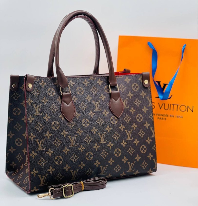 Kahverengi Deri Tokalı Modern Klasik Kadın Çanta - Görsel 4