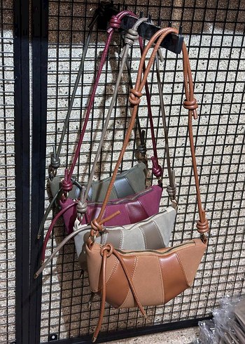 Nakışlı, Tokalı, Çok Renkli Deri Kadın Çantası - Görsel 5