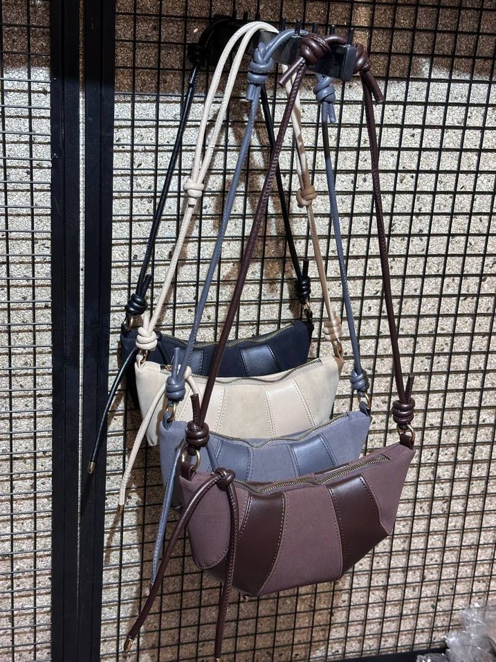 Nakışlı, Tokalı, Çok Renkli Deri Kadın Çantası - Görsel 4