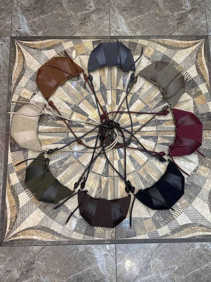 Nakışlı, Tokalı, Çok Renkli Deri Kadın Çantası - Görsel 2