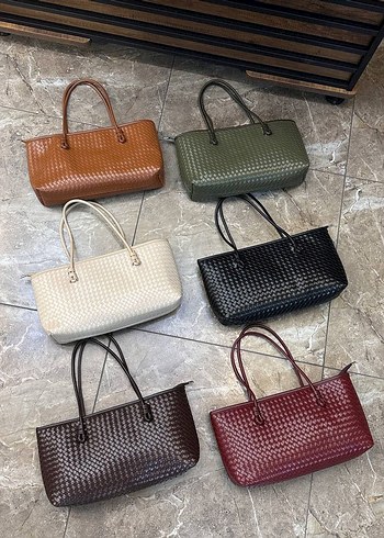 Kahverengi Deri Bohem Günlük Kadın Çanta - Görsel 3