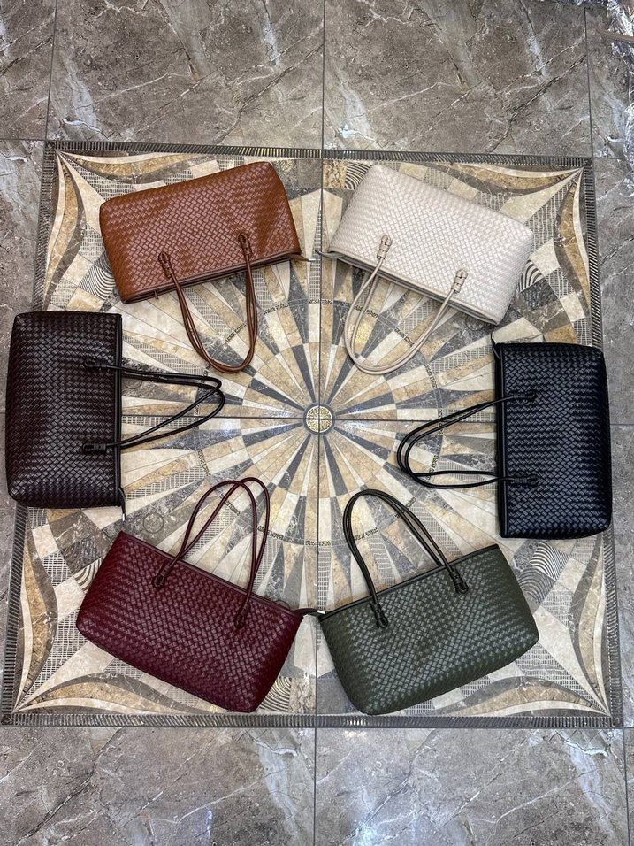 Kahverengi Deri Bohem Günlük Kadın Çanta - Görsel 2