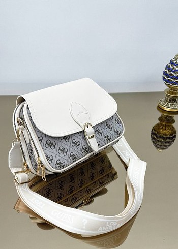 Kahverengi Baskılı Deri Kadın Çanta - Görsel 2