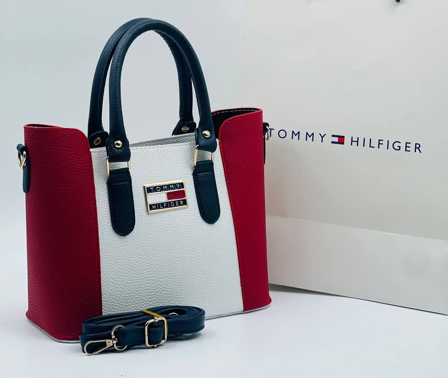 Renkli Desenli Deri Kadın Çanta - Görsel 2