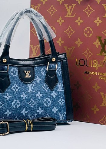 Bej Deri Baskılı Düğmeli Kadın Çanta - Görsel 3