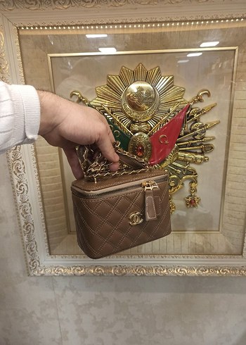 Kadın Deri Yılan Desenli Fermuarlı Çanta - Görsel 5