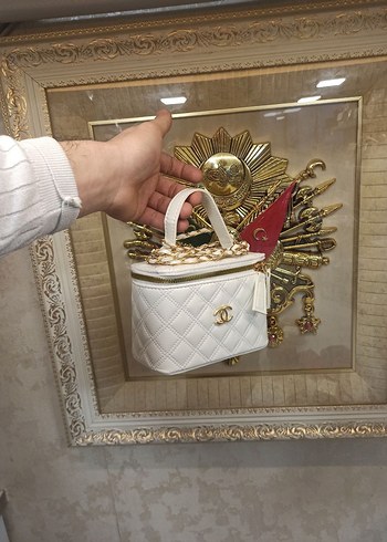 Kadın Deri Yılan Desenli Fermuarlı Çanta - Görsel 9