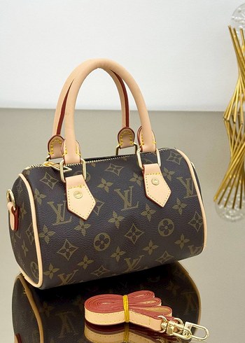 Renkli Desenli Deri Kadın Çanta - Görsel 7