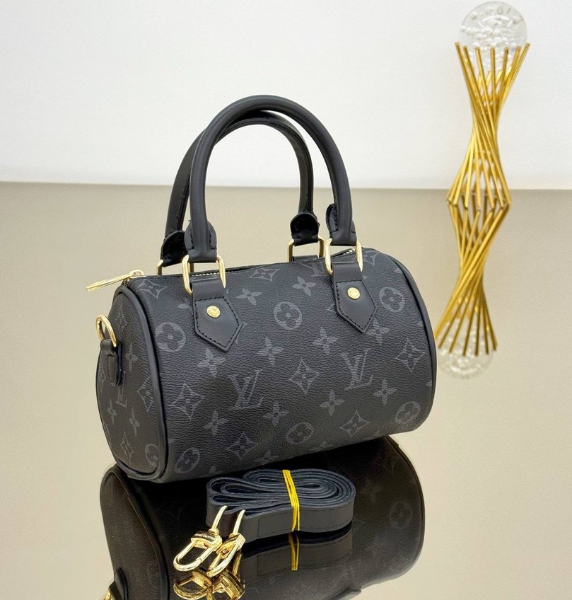 Renkli Desenli Deri Kadın Çanta - Görsel 3