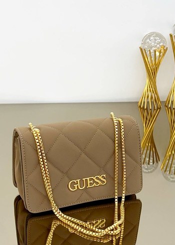 Zincir Detaylı Kahverengi Süet Kadın Çanta - Görsel 8