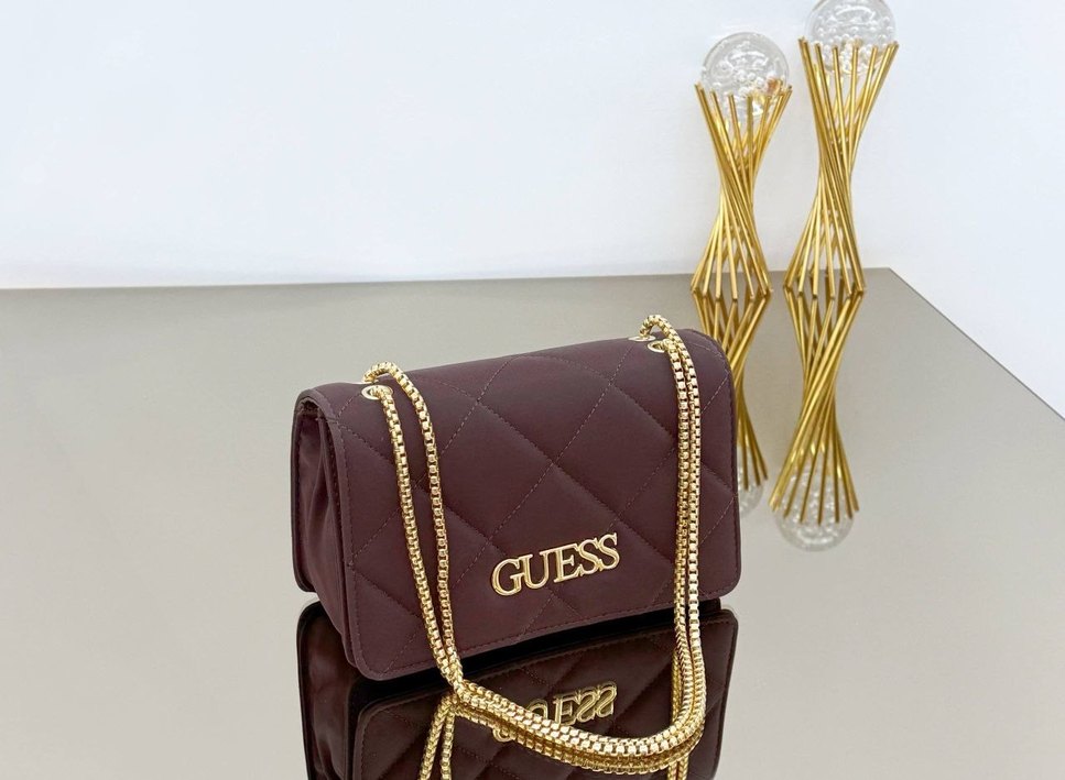 Zincir Detaylı Kahverengi Süet Kadın Çanta - Görsel 3