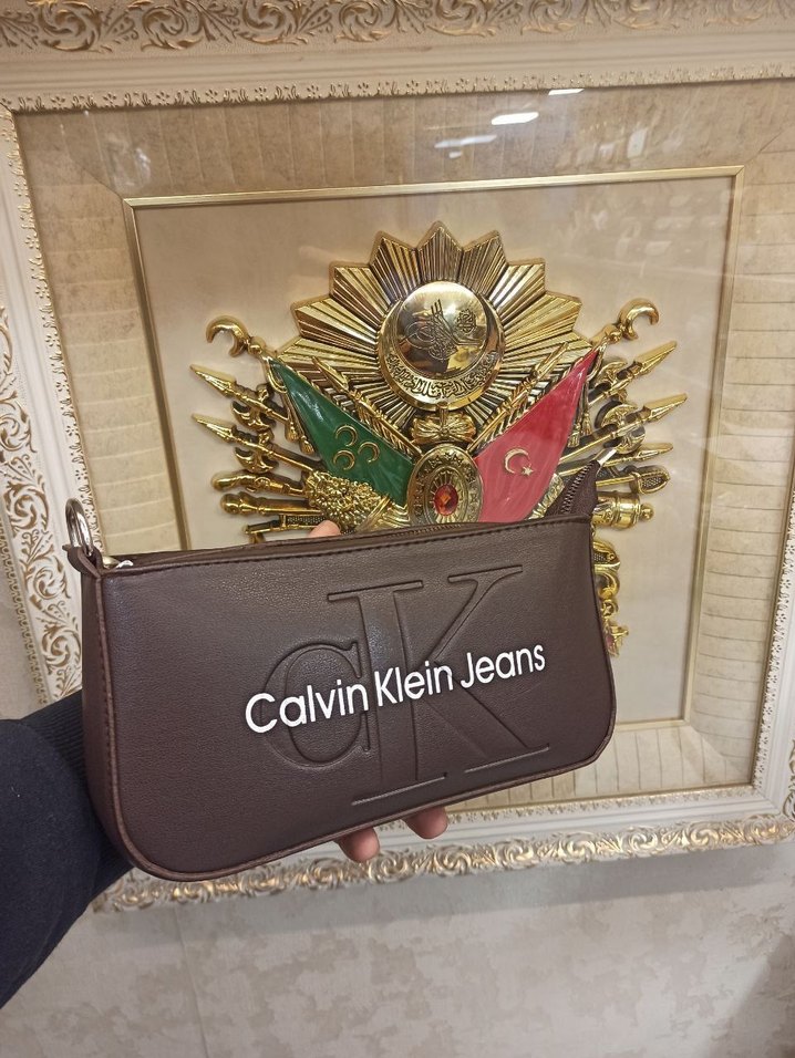 Calvin Klein Jeans Fermuarlı Deri Kadın Çanta - Görsel 5