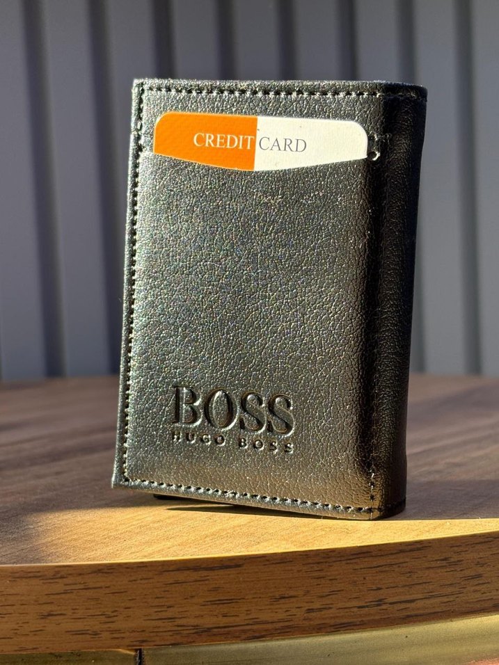 Siyah Erkek Deri Cüzdan - İş Tarzı - Görsel 2