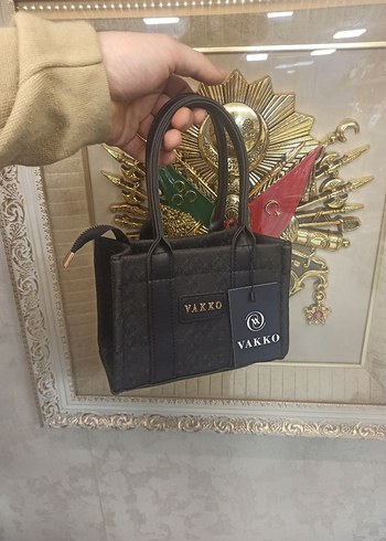 Vakko Siyah Deri Kadın Çanta - Görsel 2