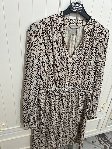 40 Beden kahverengi Renk H&M ELBİSE