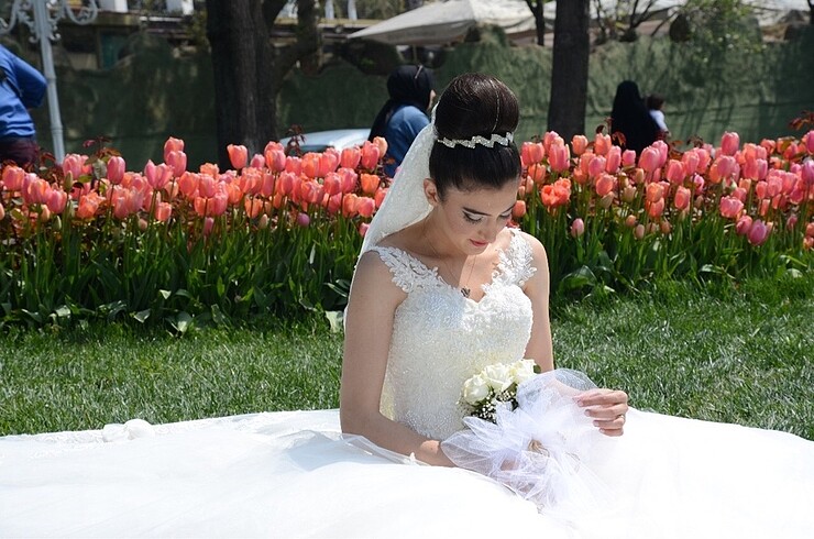 xs Beden beyaz Renk PRENSES GELİNLİK