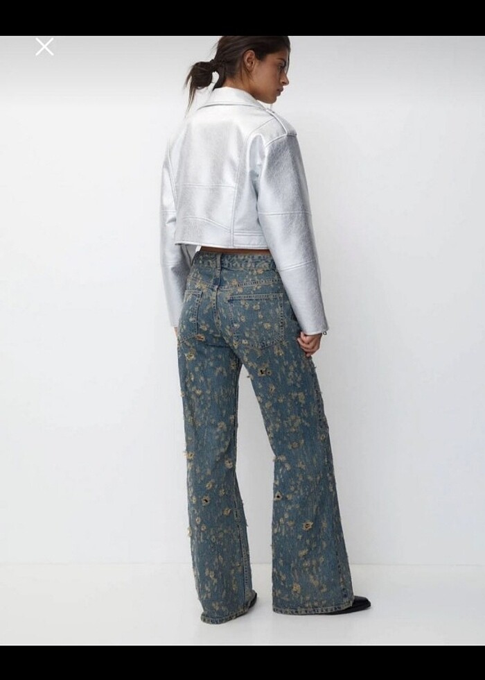 Pull&Bear deri ceket  - Görsel 3