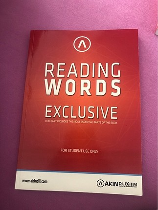 Reading words exclusive