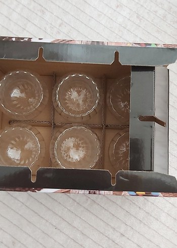 Kahverengi Baskılı Çağdaş Tabak Seti - Görsel 3