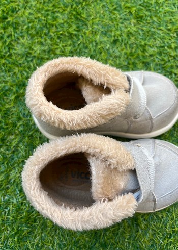 Peluş Gri unisex 20 numara ayakkabı