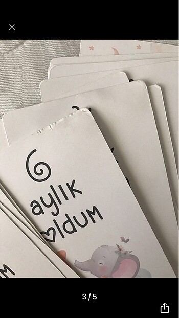 Beden Bebek aylık kartları