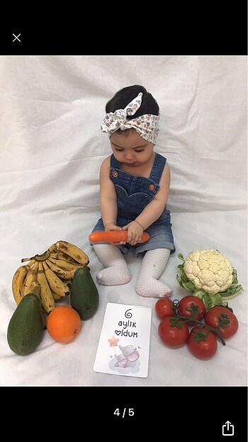 Beden Renk Bebek aylık kartları