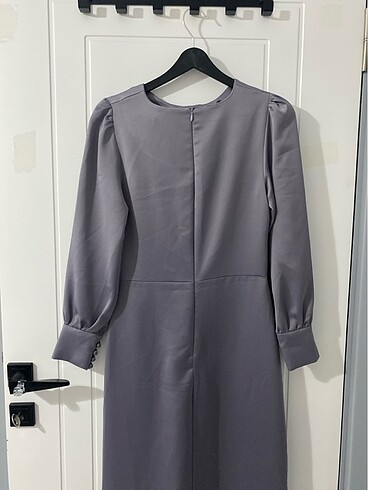 Saten elbise - Görsel 7