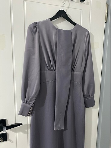 Saten elbise - Görsel 10