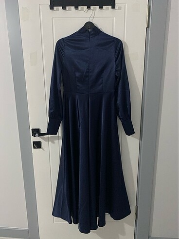 Saten elbise - Görsel 7