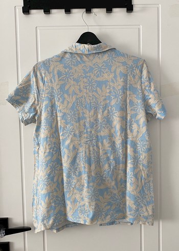 Mavi Desenli Kısa Kollu pijama takımı - Görsel 5