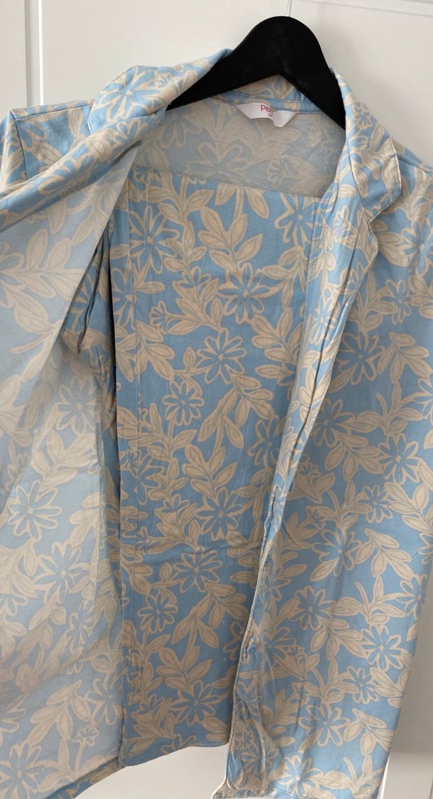 Mavi Desenli Kısa Kollu pijama takımı - Görsel 3