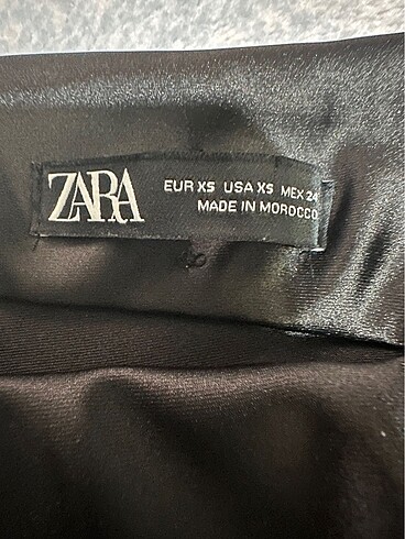 Zara Zara saten midi etek