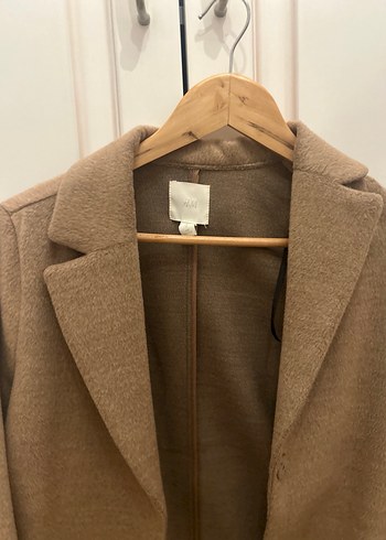 Camel Renk Uzun Klasik Kaban - Görsel 6