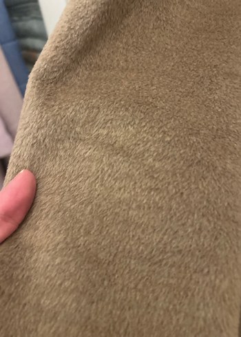 Camel Renk Uzun Klasik Kaban - Görsel 5