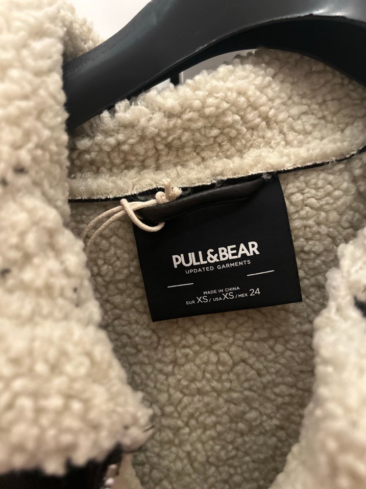 Kürk Detaylı Siyah Deri Biker Ceket - Görsel 2