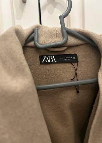 Kemerli Bej Kadın Kaban - Görsel 2