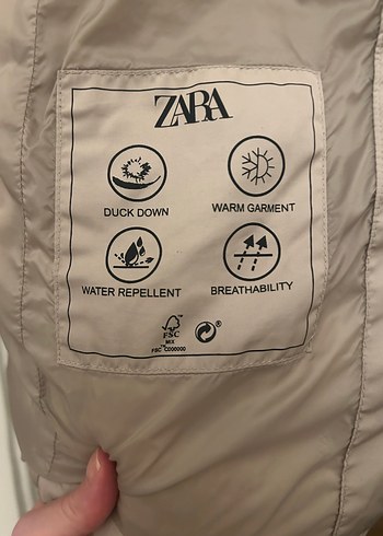 Bej Kadın Kemerli Kışlık Mont - Görsel 4