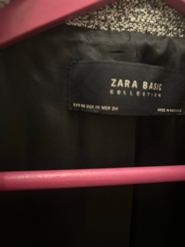 Gri Midi Yün Düğmeli uzun ceket - Görsel 3