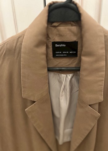 Bej Midi Kadın Trençkot - Görsel 3