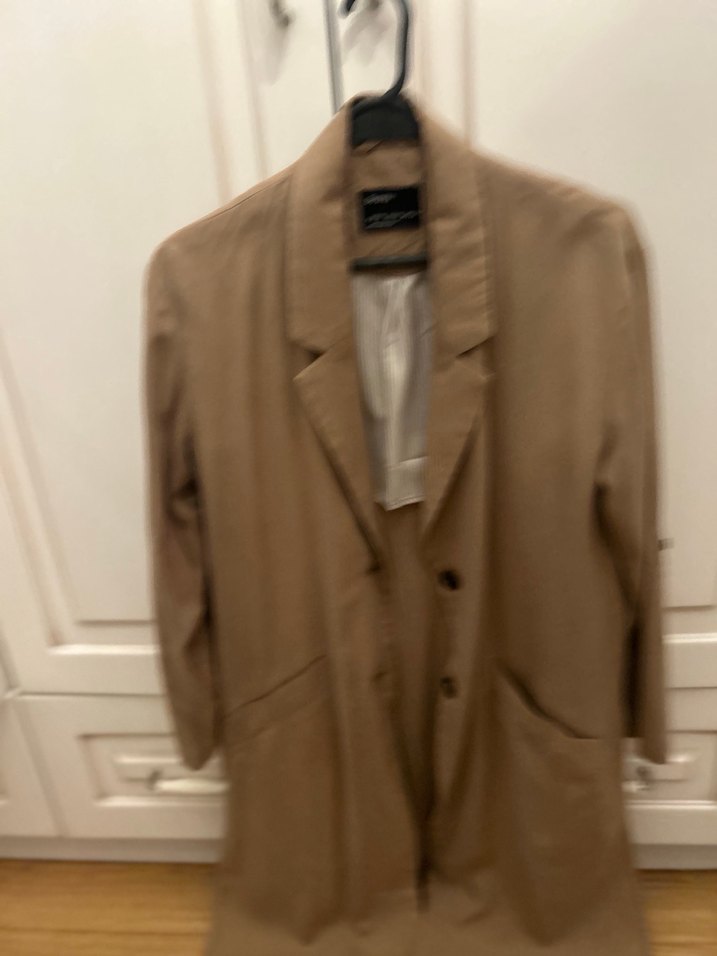 Bej Midi Kadın Trençkot - Görsel 2