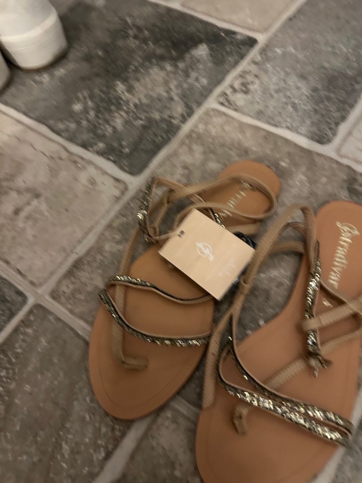 Bej Deri Stiletto Topuklu Kadın Babet - Görsel 2