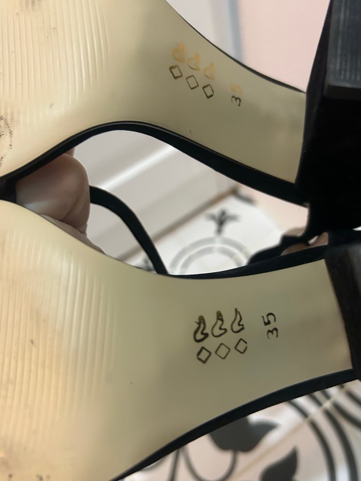 Siyah Tokalı Blok Topuklu Kadın Ayakkabı - Görsel 3