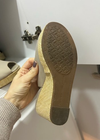 Bej Kadın Dolgu Topuklu Ayakkabı - Görsel 3