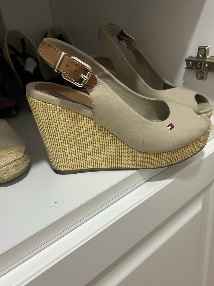 Bej Kadın Dolgu Topuklu Ayakkabı - Görsel 2