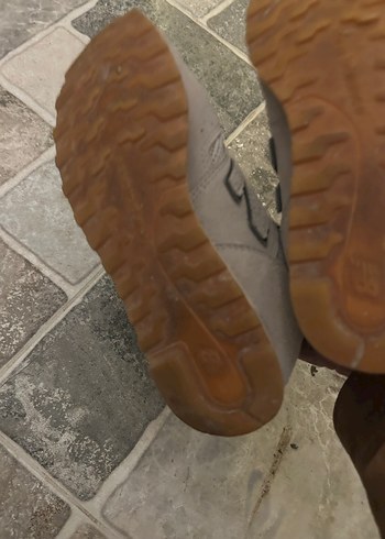 Gri Bağcıklı Blok Topuk Kadın Spor Ayakkabı - Görsel 4