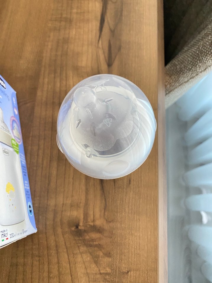 Chicco +0 ay cam biberon 150 ml yeni 1-2 kez kullanıldı - Görsel 4