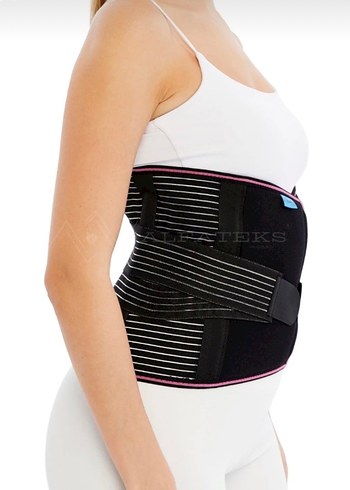 Siyah Kısa Sıkılaştırıcı Doğum Korsesi - Görsel 5