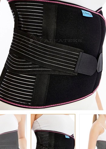 Siyah Kısa Sıkılaştırıcı Doğum Korsesi - Görsel 4